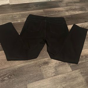 Women’s black Old Navy High-Rise Power Slim Straight jeans size 12